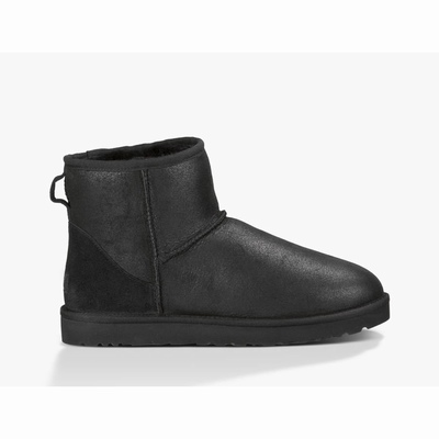 Botas UGG Classic Mini Bomber Homem Pretas | PT-STUPB